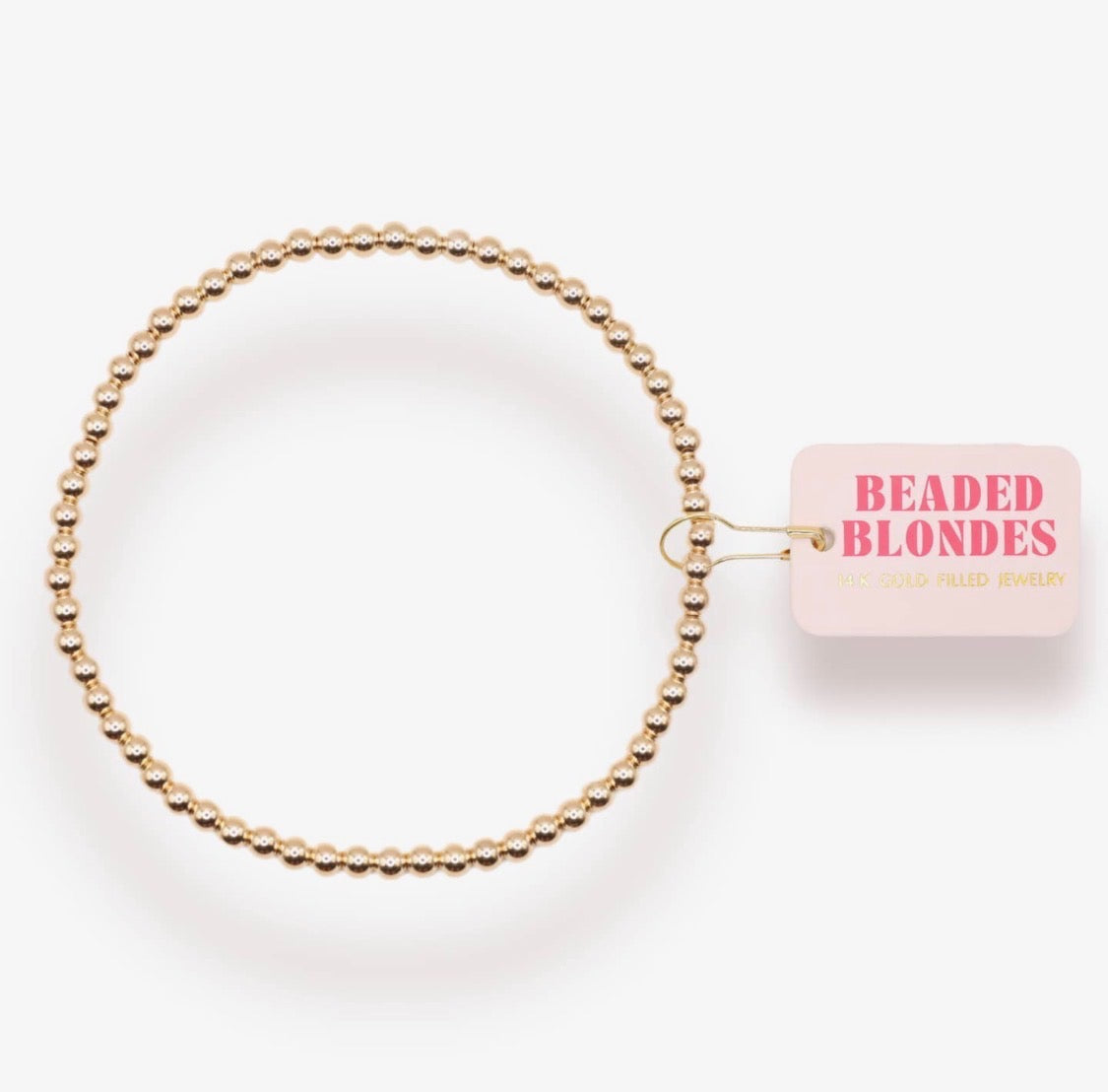Beaded Blondes Gold Filled Anklet