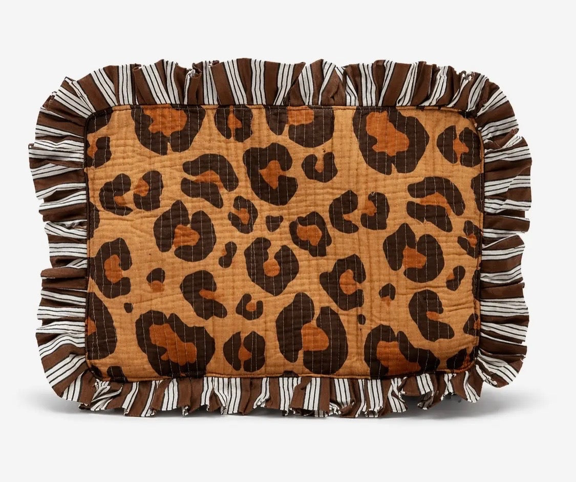 Leopard Print Wild Side Cosmetic Bag