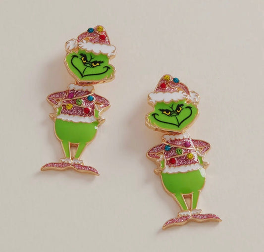 Santa Grinch Earrings