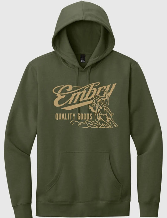 Embry Men’s Green Hoodie