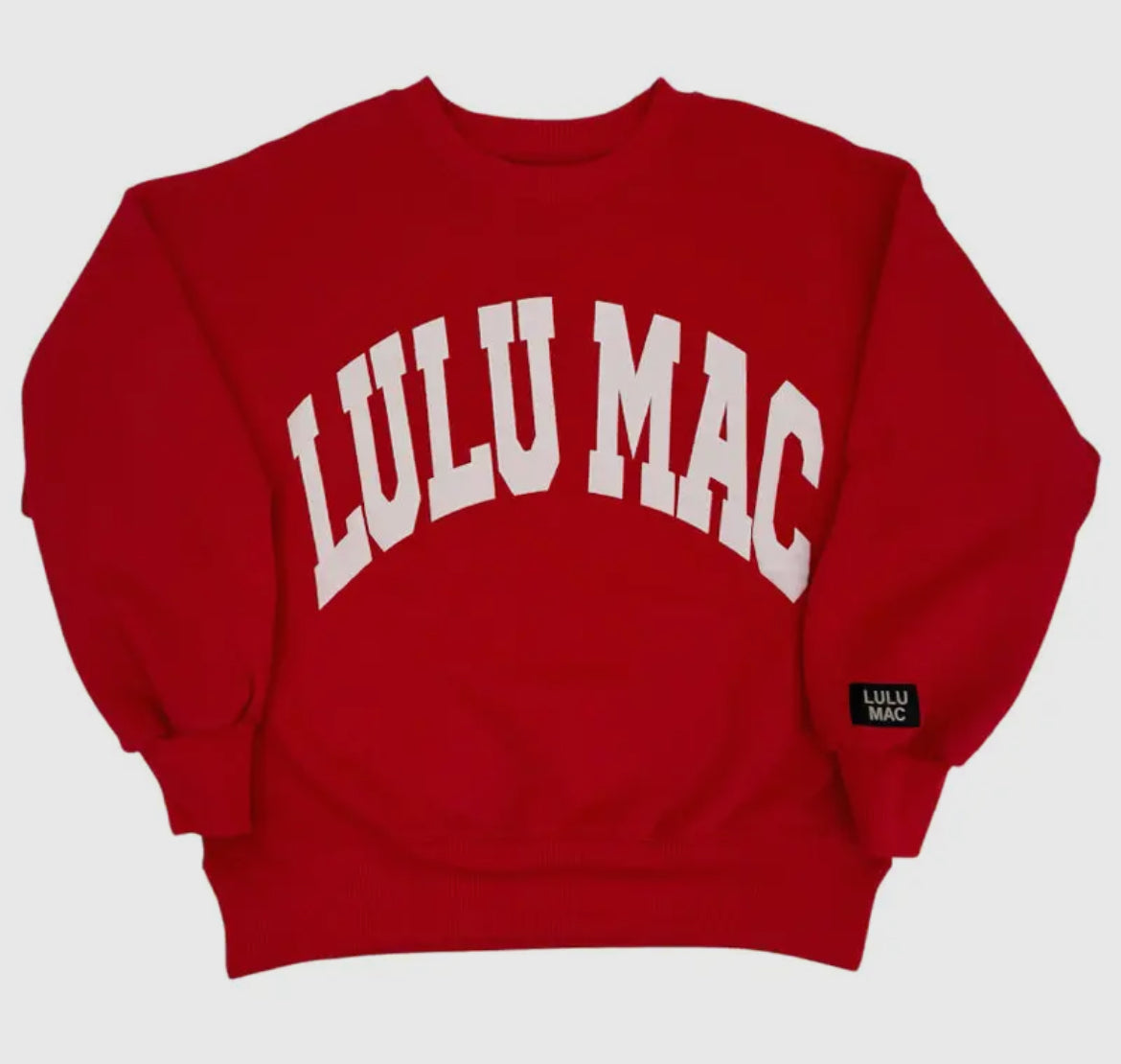 LULU MAC Red Sweatshirt
