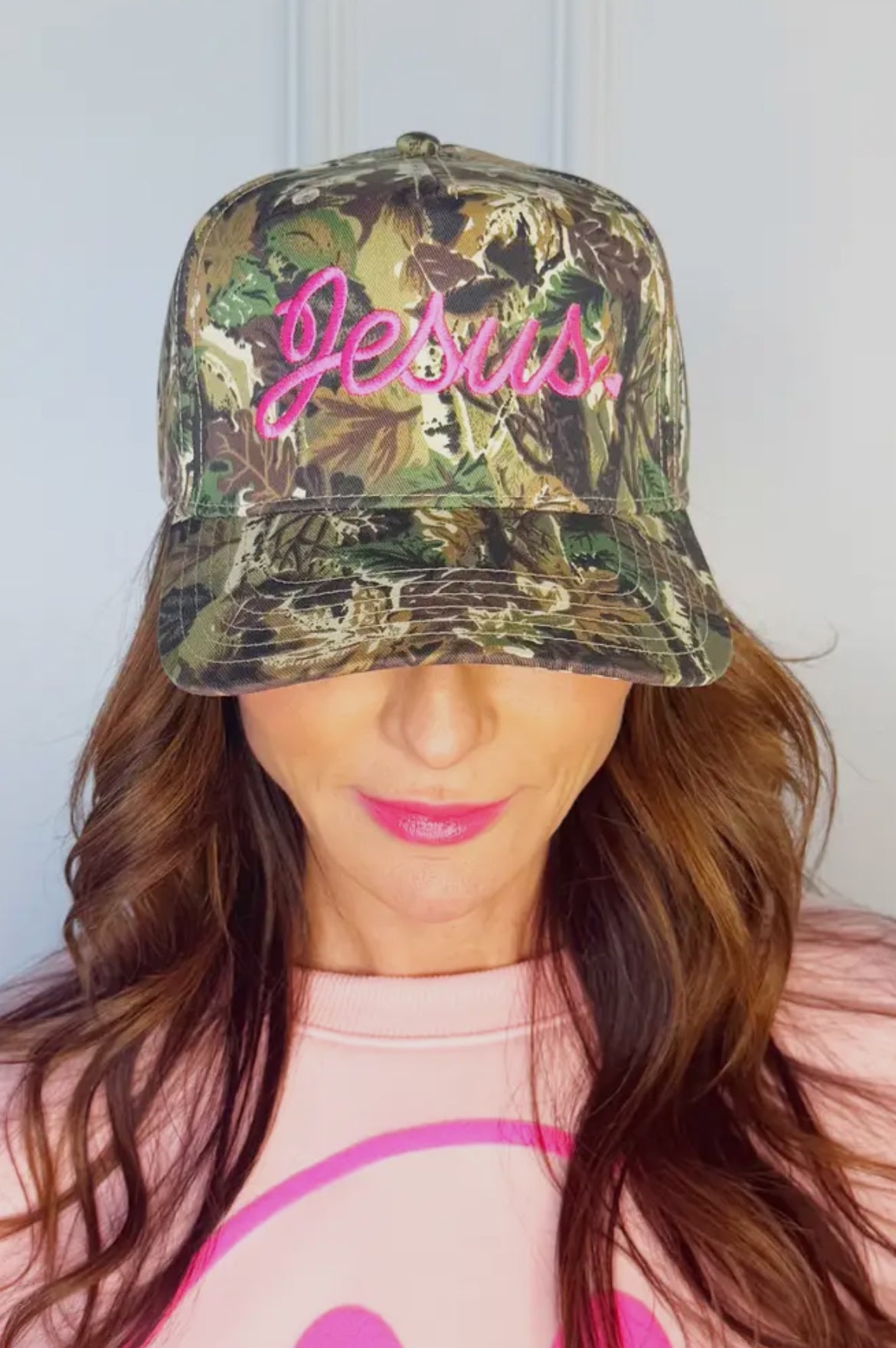 Camo Jesus Hat