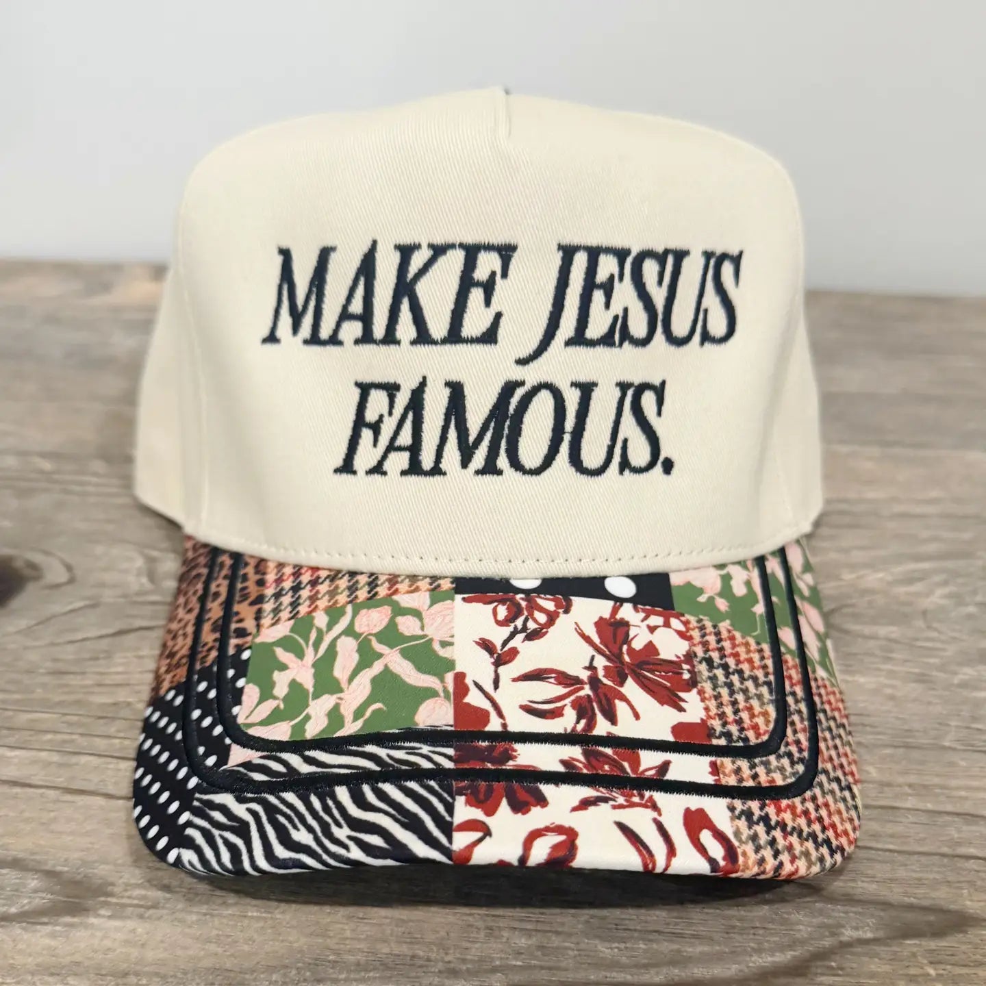 Poppy and Pine Make Jesus Famous Hat