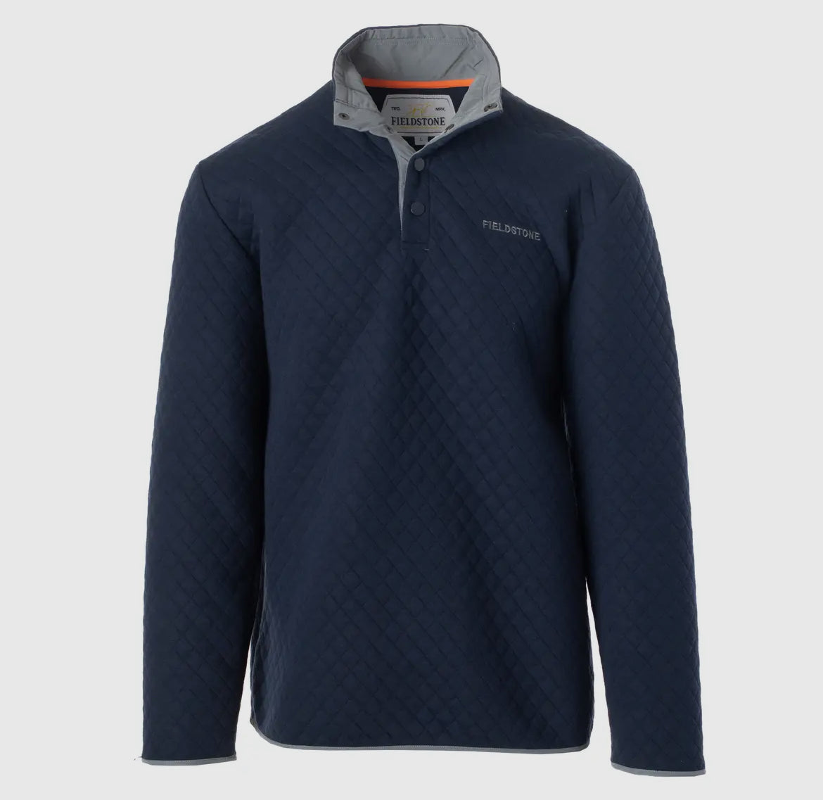 Fieldstone Youth Quilted Navy Pullover