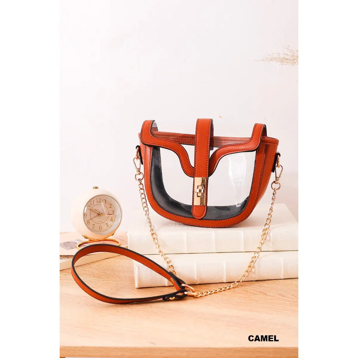 Premium Clear Transparent Saddle Bag