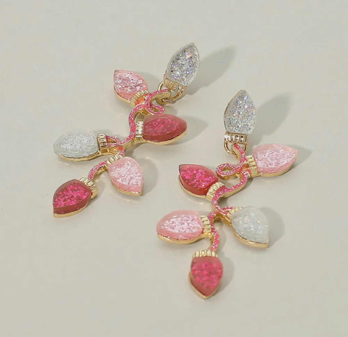 Christmas Light Earrings