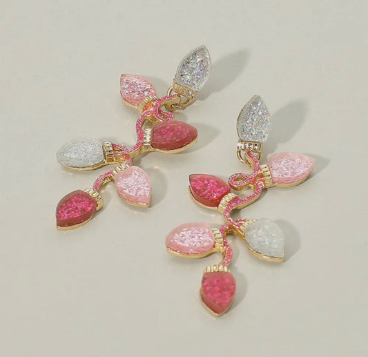 Christmas Light Earrings
