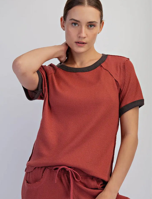 Lightweight Waffle Tee