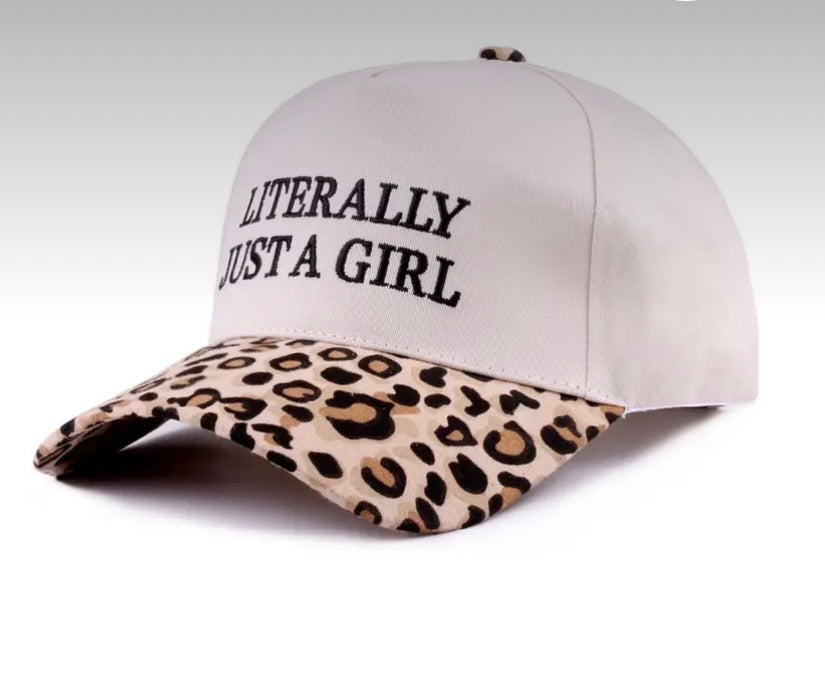 “Literally Just A Girl” trucker hat