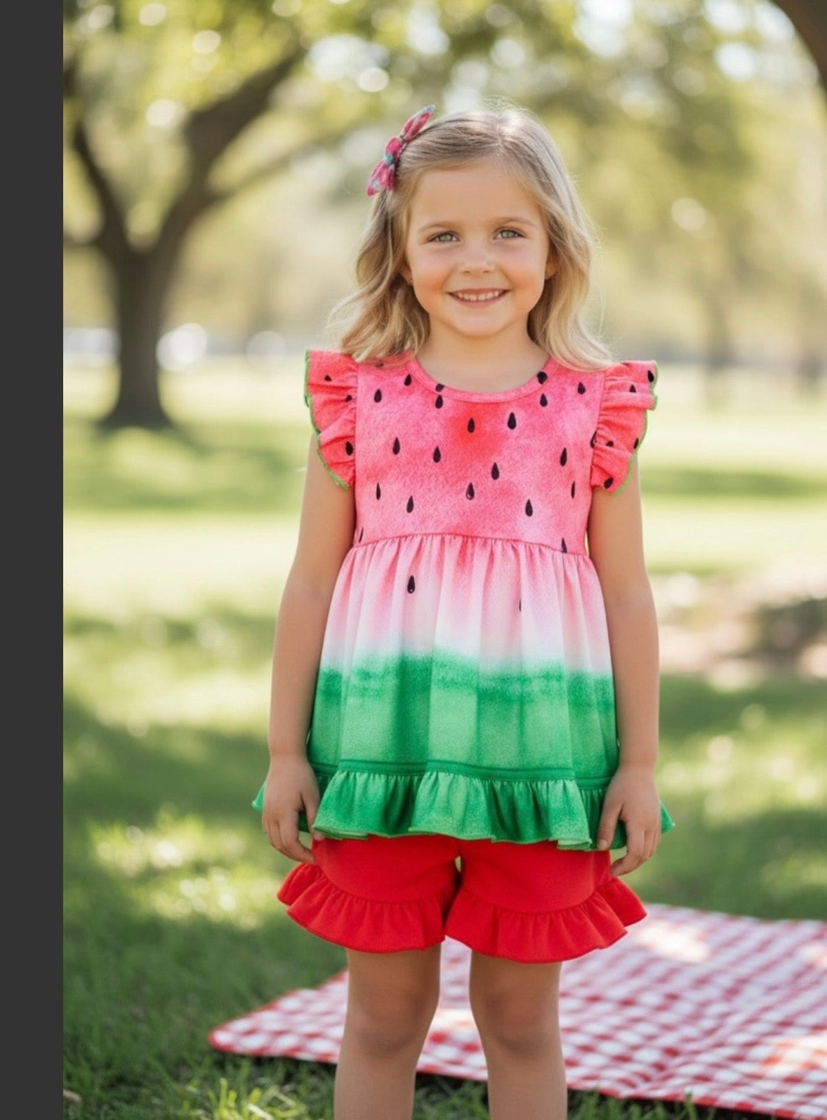 Children's Watermelon Tie Dye Set