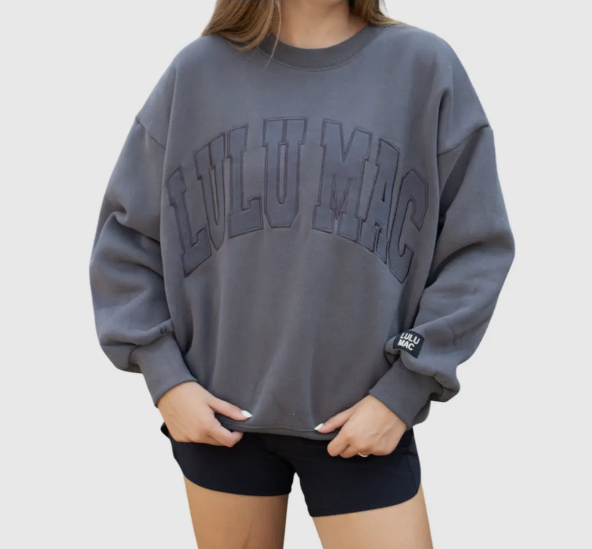 LULU MAC Dark Grey Sweatshirt