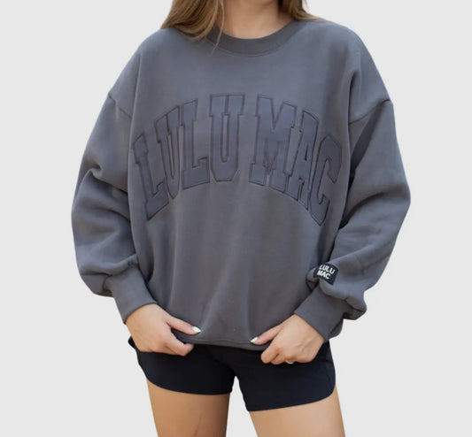 LULU MAC Dark Grey Sweatshirt