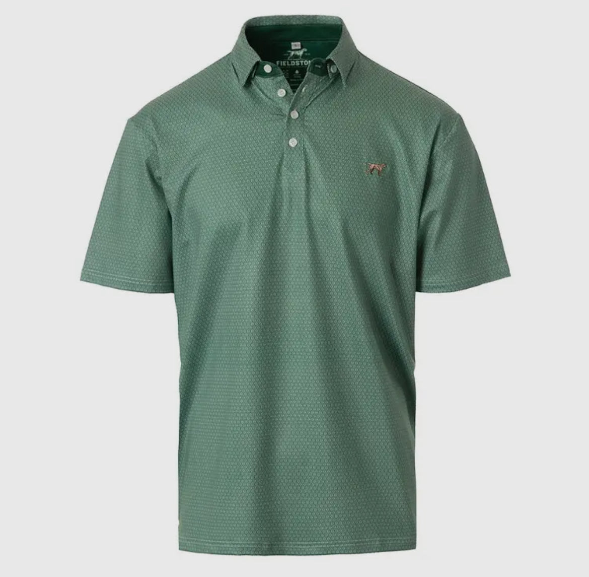 Fieldstone Men’s Green Polo