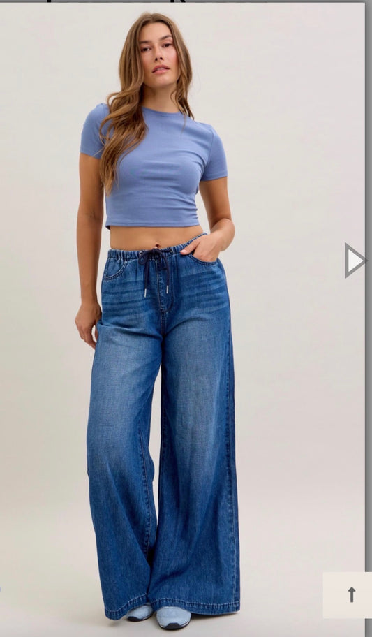 High Waist Featherweight Palazzo Pants