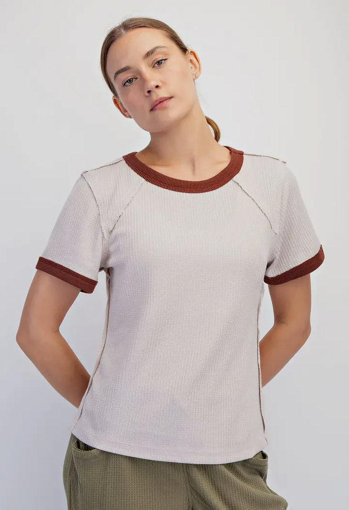 Lightweight Waffle Tee