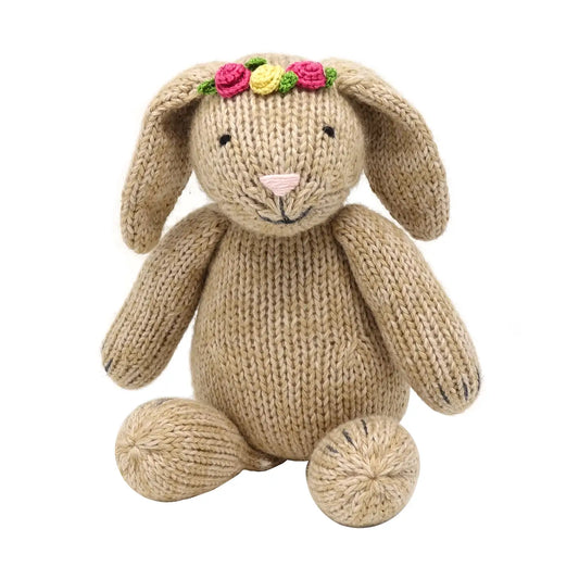 Children’s Crochet Bunny With Flower Detailing
