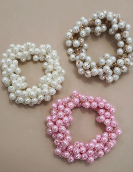 Pearl hair tie