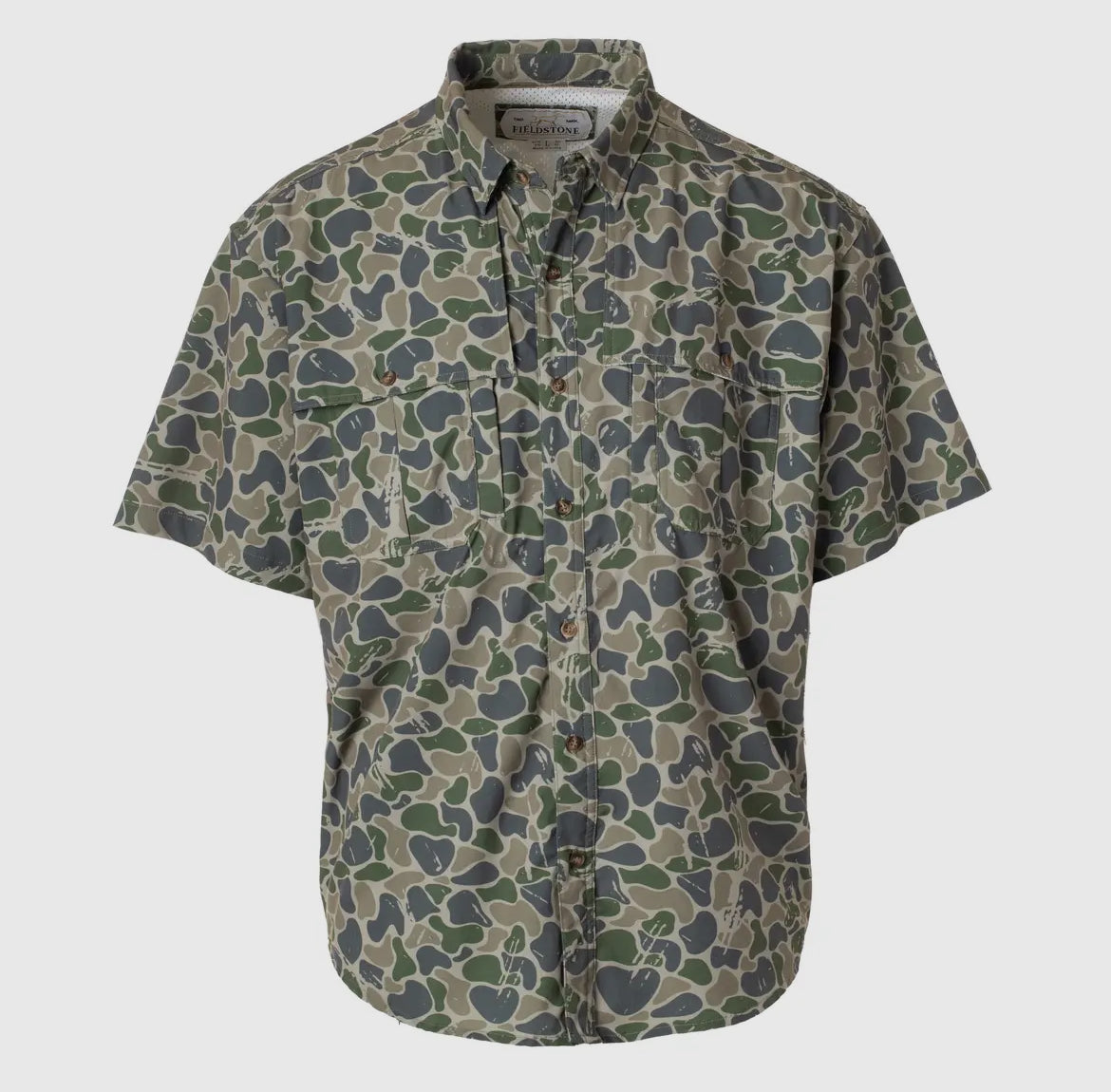 Fieldstone Men’s Camo Button Up