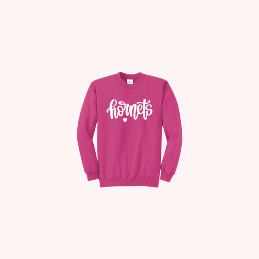 Pink hornet sweatshirt