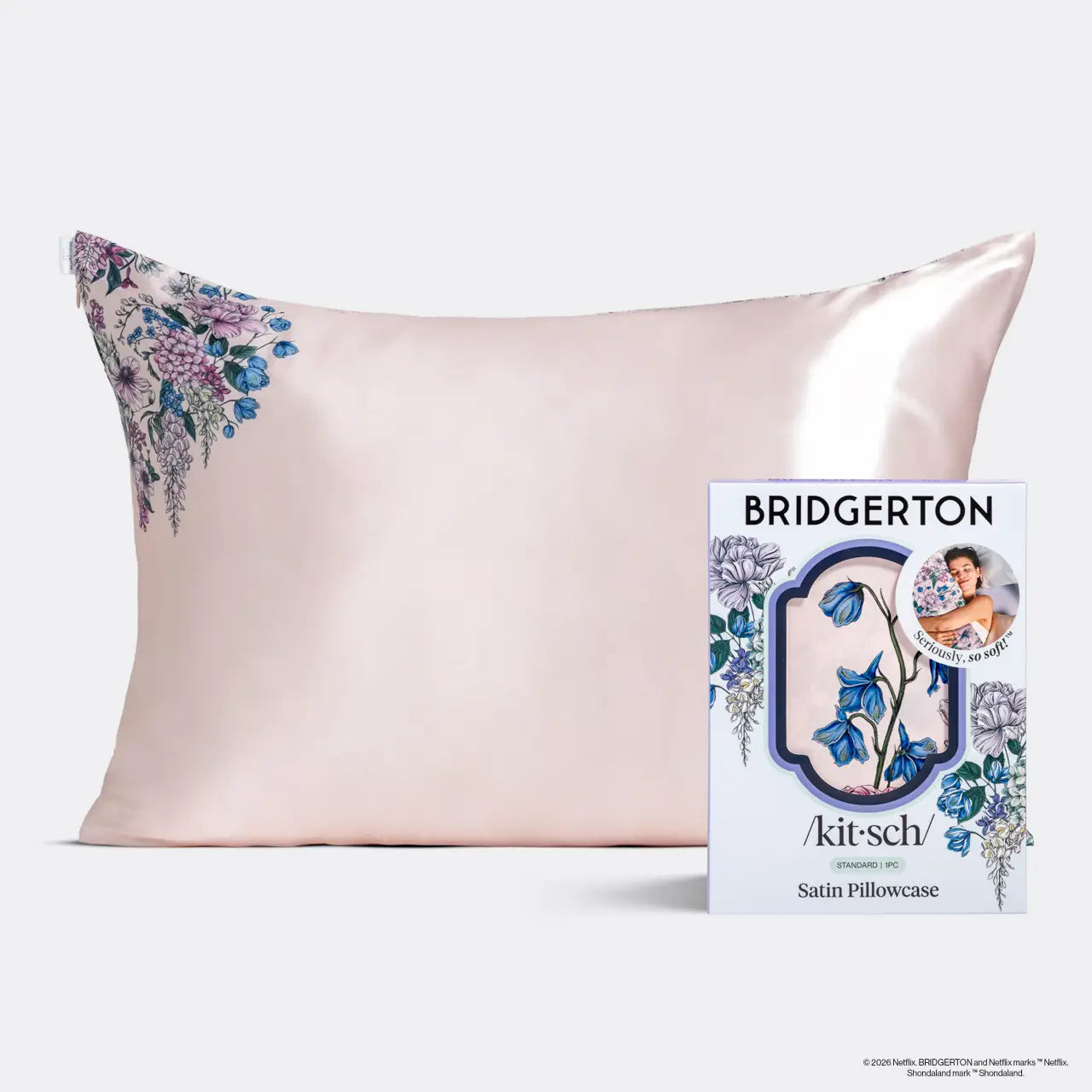 Kit•sch x Bridgerton Satin Pillowcase
