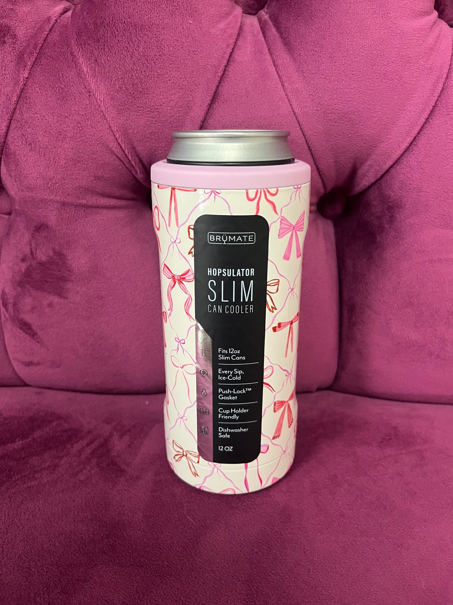 Brumate SLIM bow can cooler 12oz