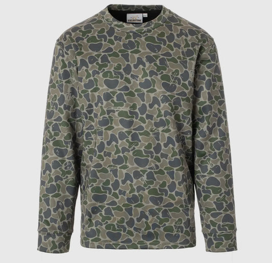 Men’s Camo Fleece Lined Long Sleeve