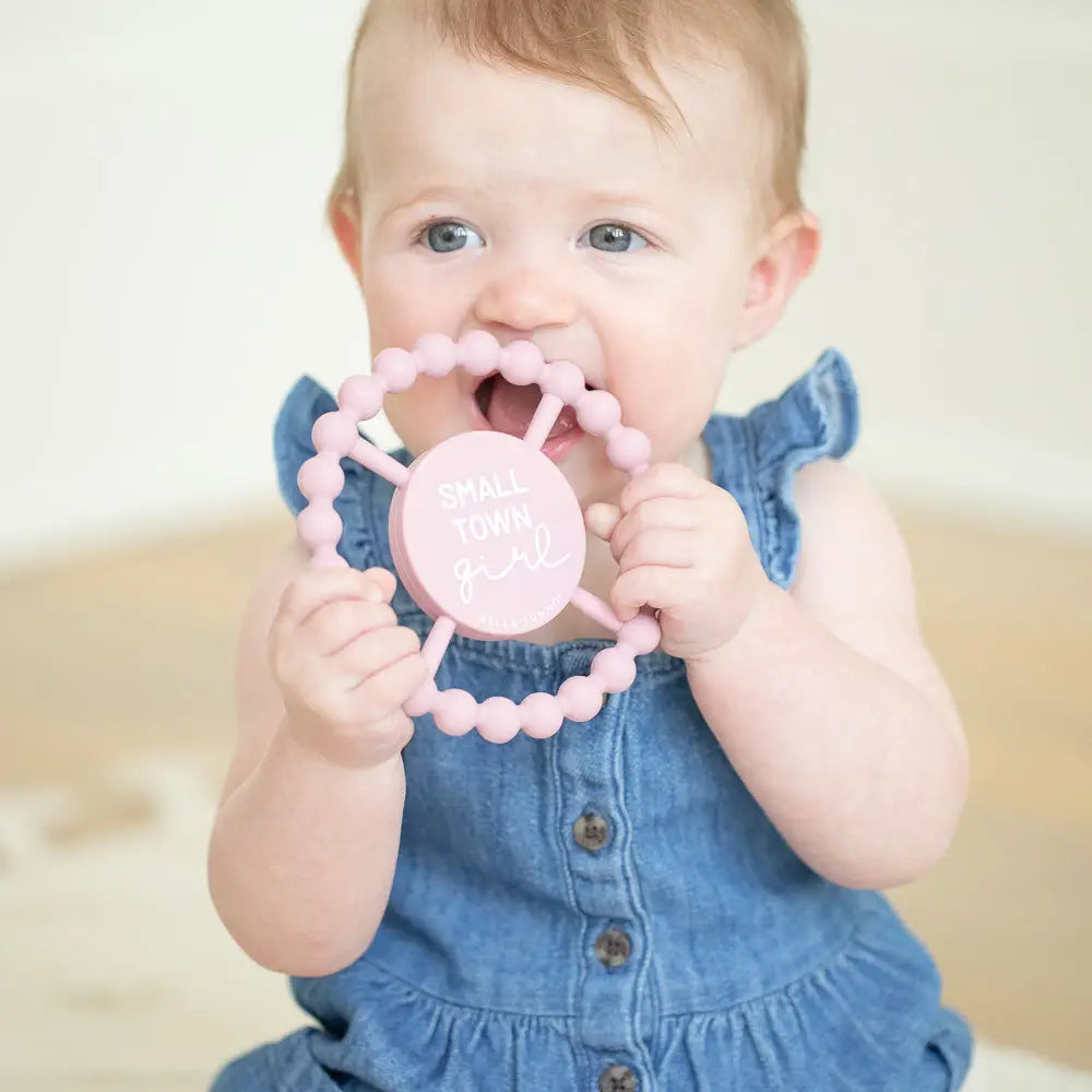 Bella Tunno "Single and Unemployed" "Small Town Girl" Happy Teether