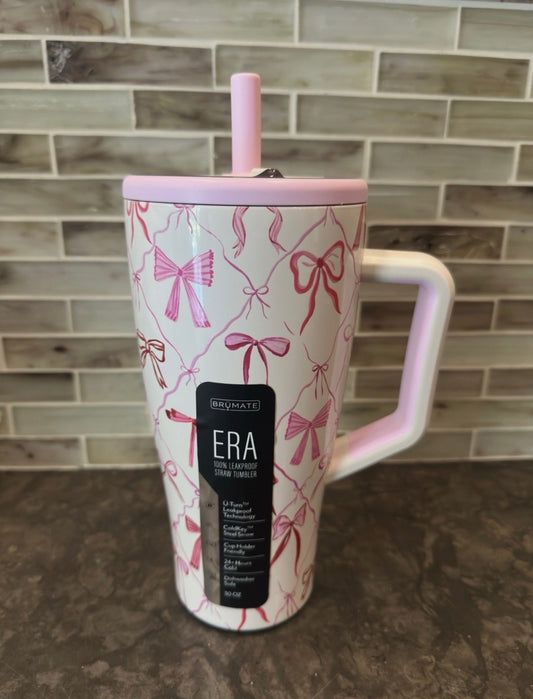 Brümate ERA bow straw tumbler 30oz
