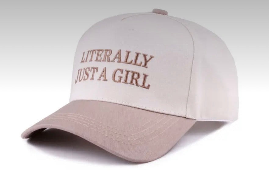 “Literally Just A Girl” trucker hat