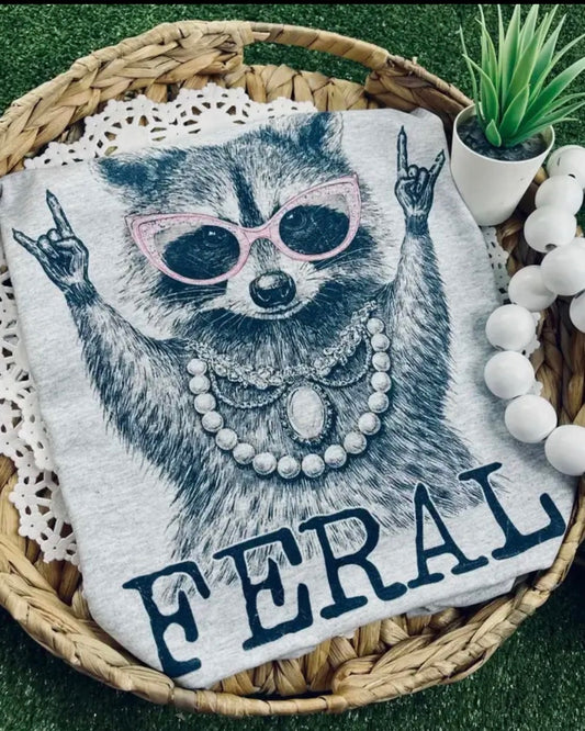 Raccoon Feral Tee