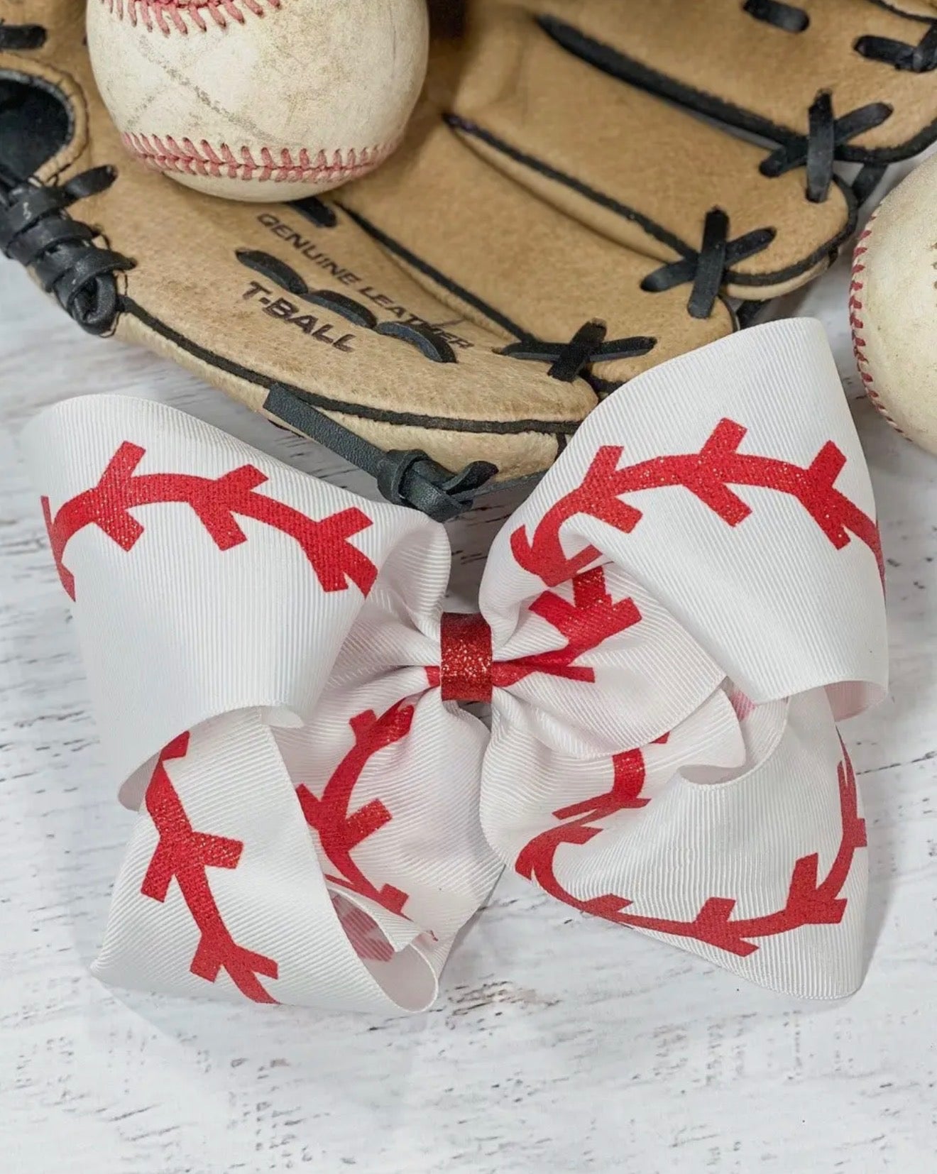 Children’s Girls Baseball Bow