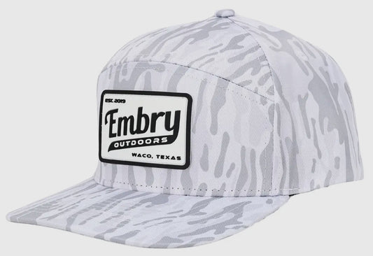 Embry Outdoors White Camo Hat
