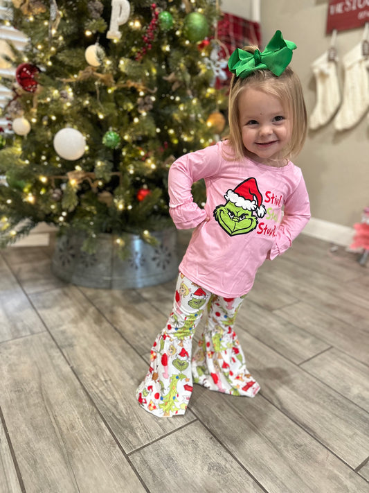 Grinch stink stank stunk kids outfit