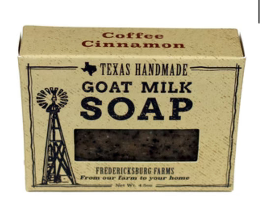 Fredericksburg Farms Coffee Cinnamon Goat Milk Soap