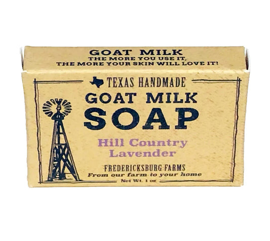 Fredericksburg Farms Goat Milk Bar Soap HILL COUNTRY LAVENDER