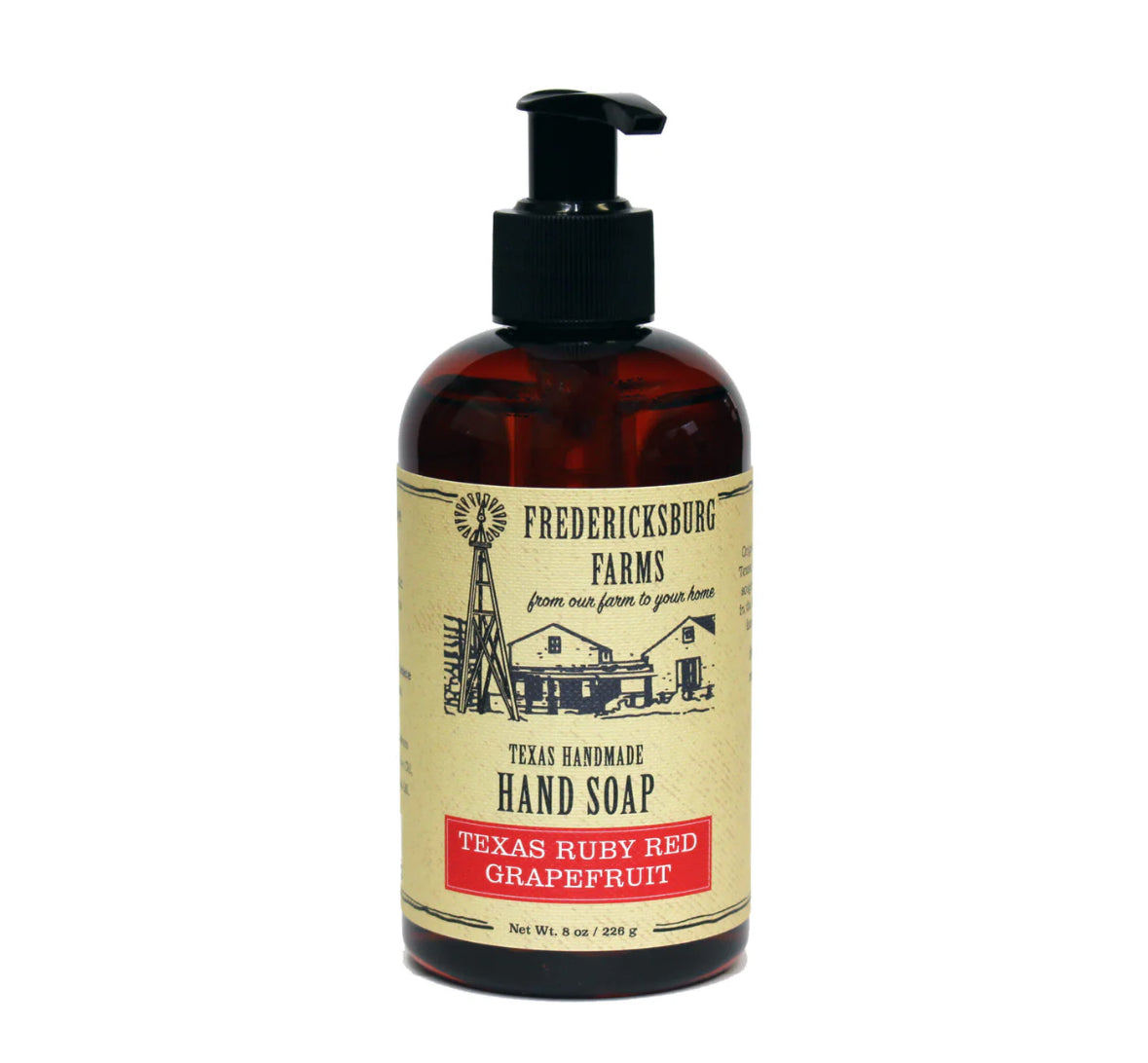 Fredericksburg Farms Texas Ruby Red Grapefruit Hand Soap