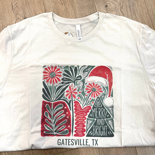 Merry and Bright Christmas Shirt