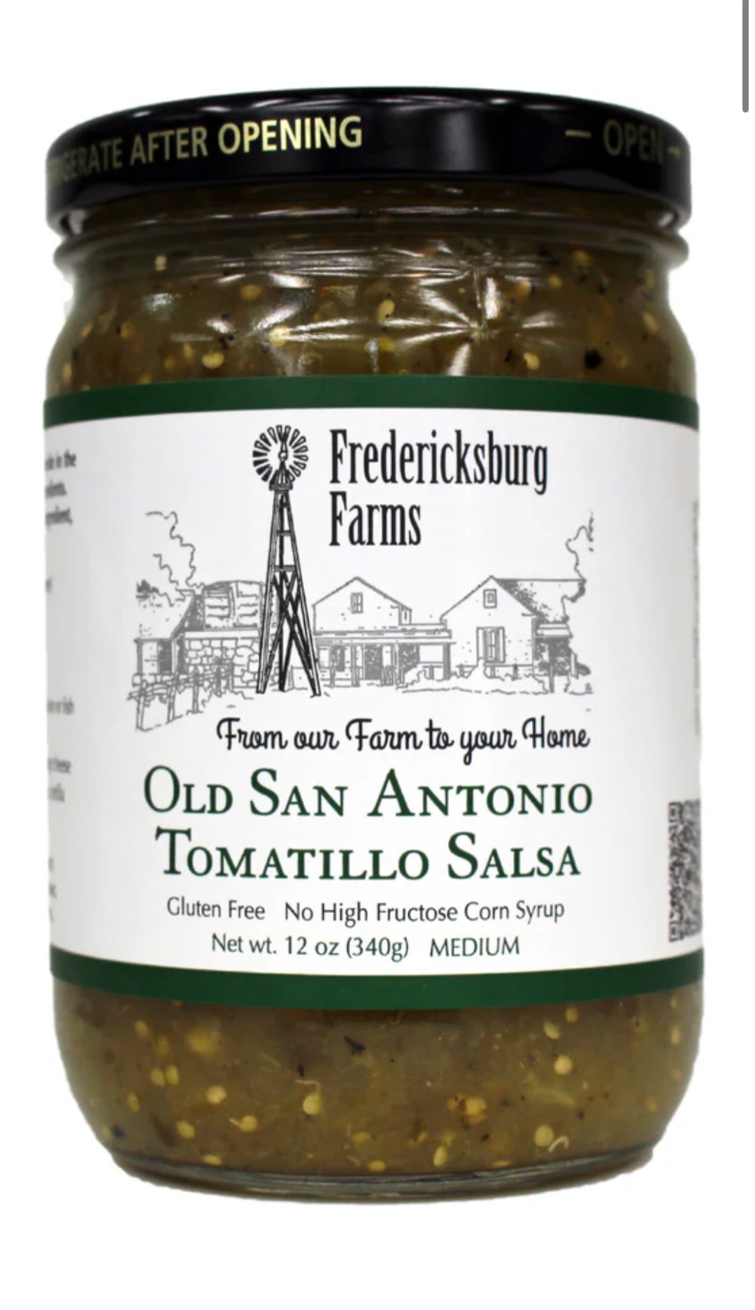 Fredricksburg Farms Old San Antonio Tomatillo Salsa