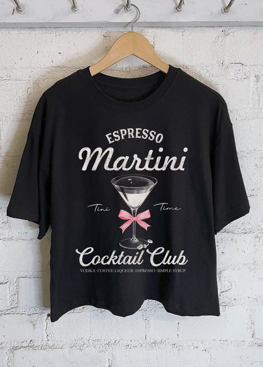 Espresso Martini Cocktail Club tee