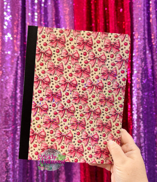 Bow & Cherry Notebook