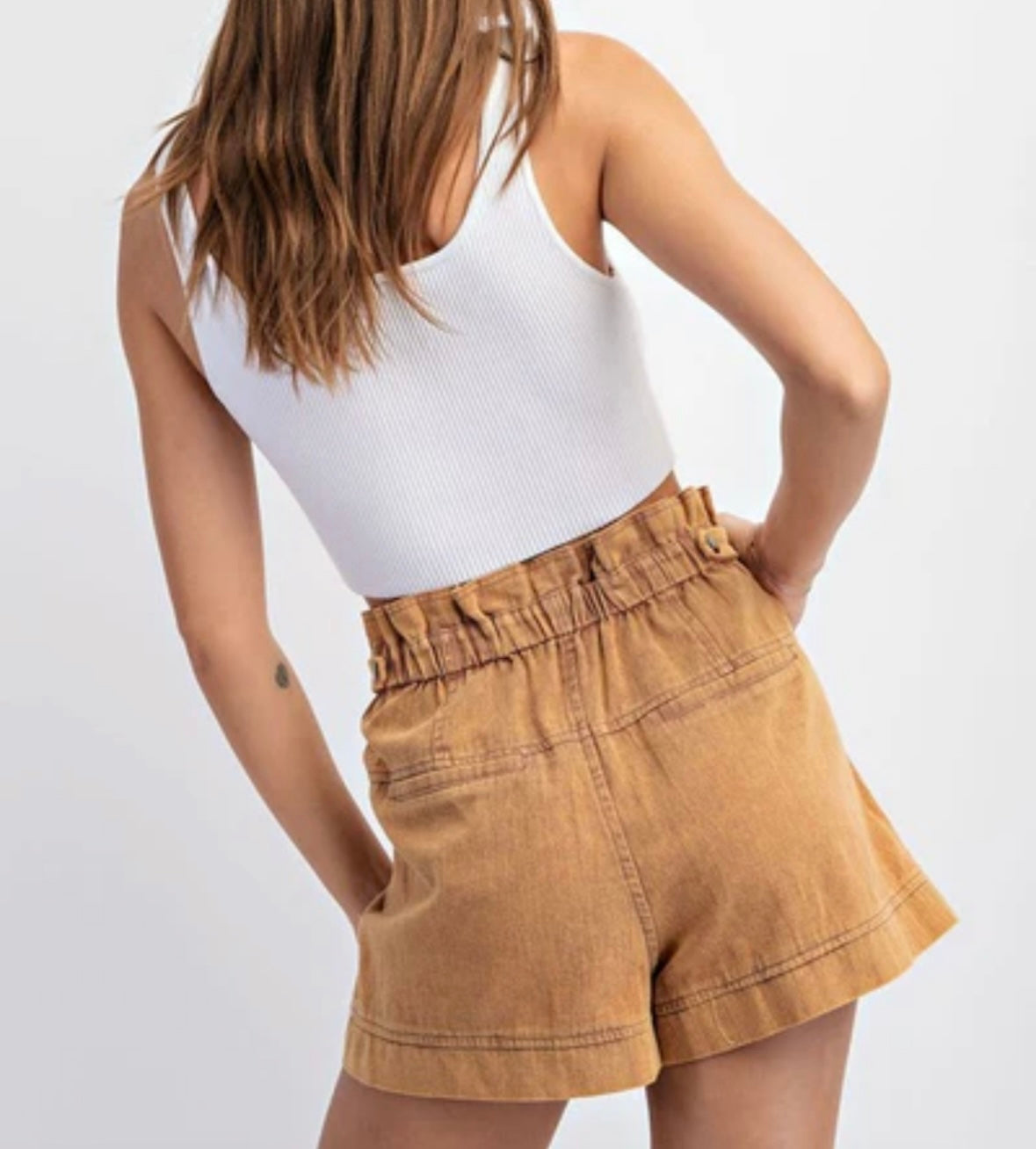 Clay Mineral Washed Shorts