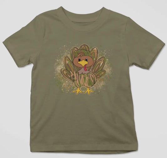 Camo Turkey Childrens Tee