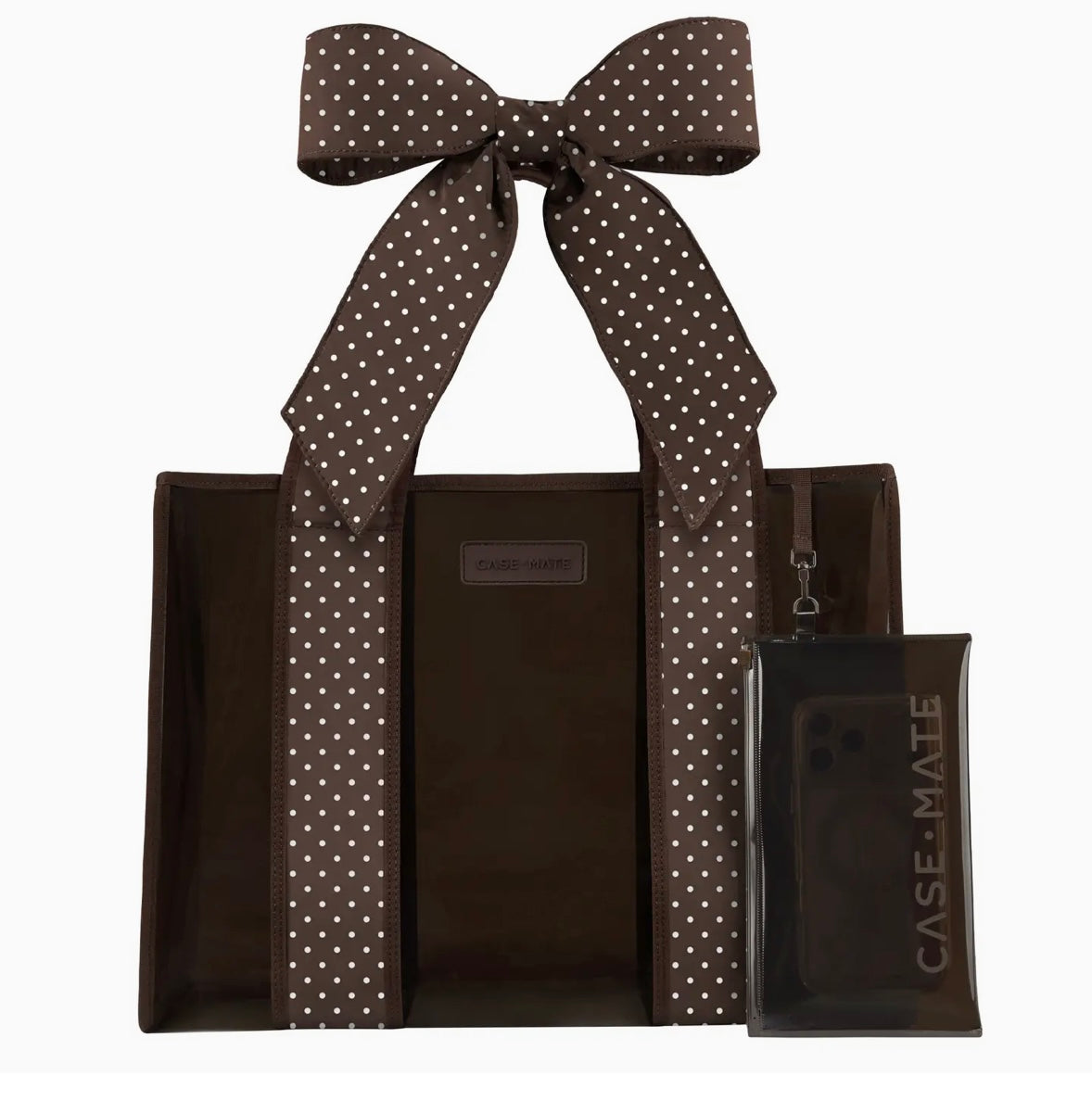 Case Mate Espresso Polka Dot Bow Jelly