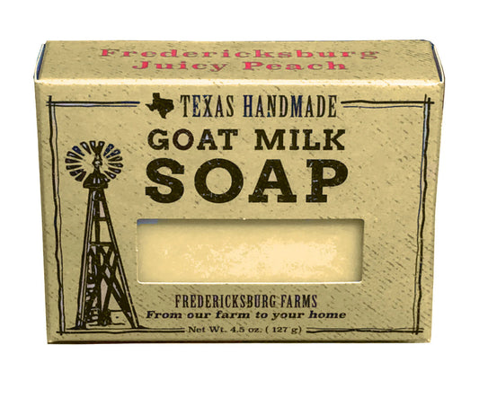 Fredericksburg Farms Juicy Peach Goat Milk Soap