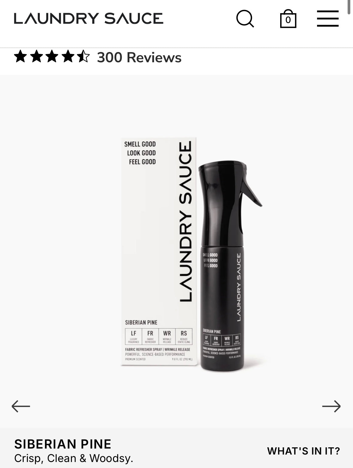 Laundry Sauce Fabric Refresh, Wrinkle Release Spray