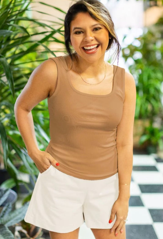 Tan tank top