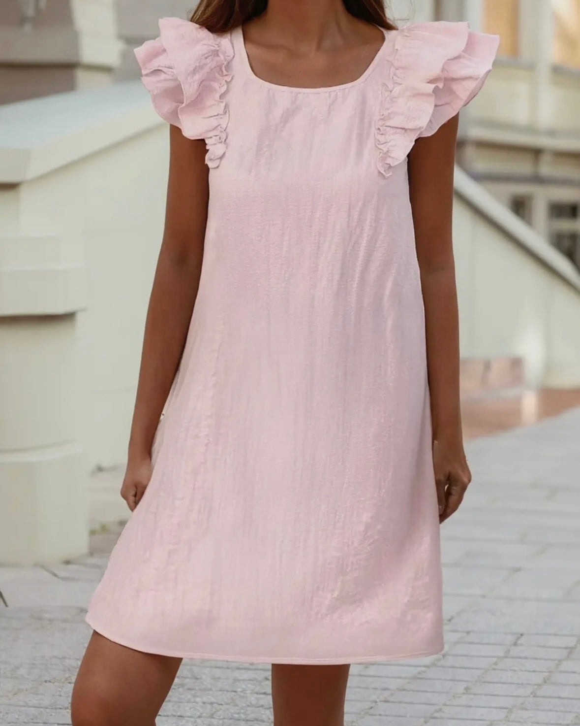 Pink Back Bow Dress