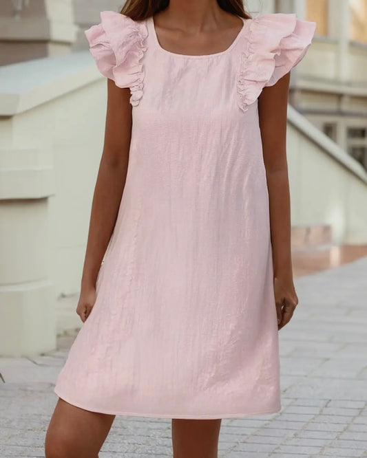 Pink Back Bow Dress