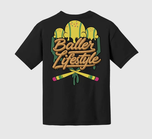 Baller Lifestyle Pencil Youth Tee