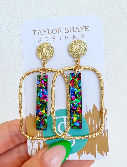 Taylor Shaye Green Unicorn Hoops